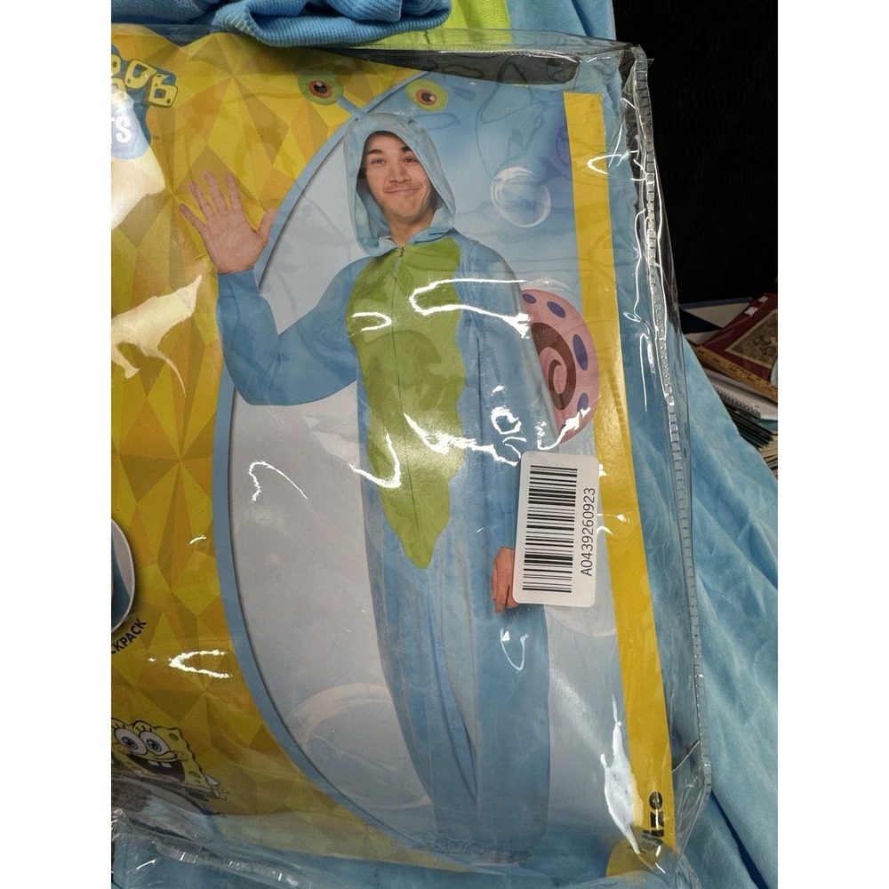 Gary the Snail Halloween Costume Adult Spongebob Squarepants XX Large Spirit 2pc - Picture 11 of 11